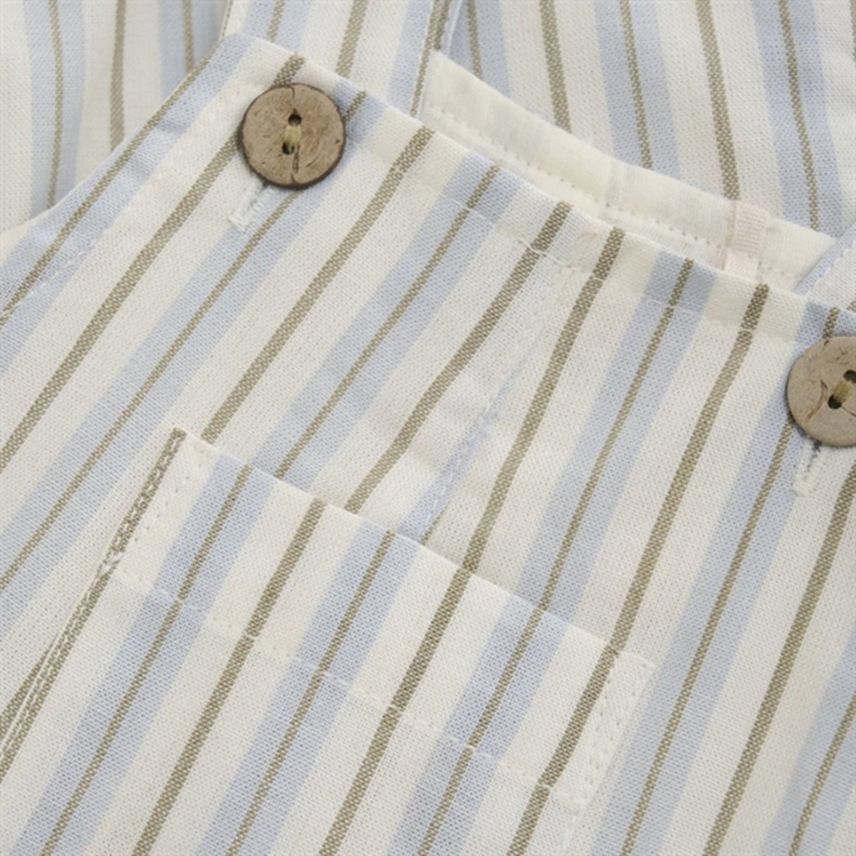 Huttelihut Woven Stripe Silver Sage Smækbukser m. Fôr