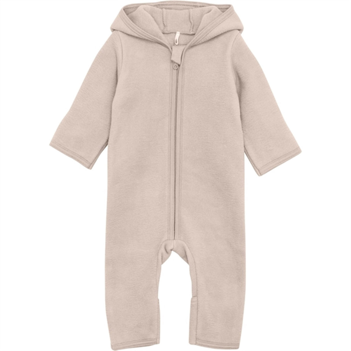 Huttelihut Kjøredress Ører Bomull Fleece Almond Peach