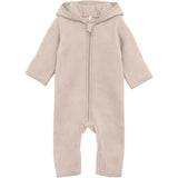 Huttelihut Kjøredress Ører Bomull Fleece Almond Peach