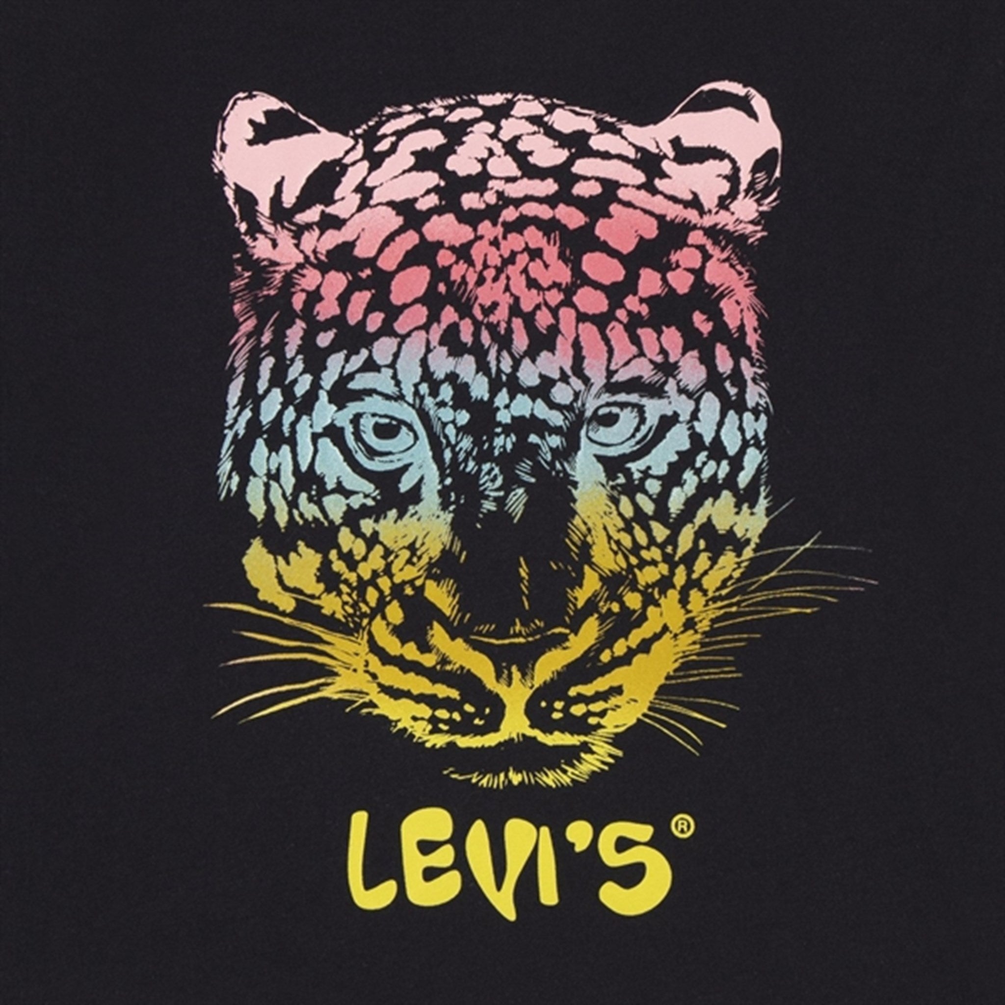 Levi's Leopard Oversized T-Shirt Caviar 2