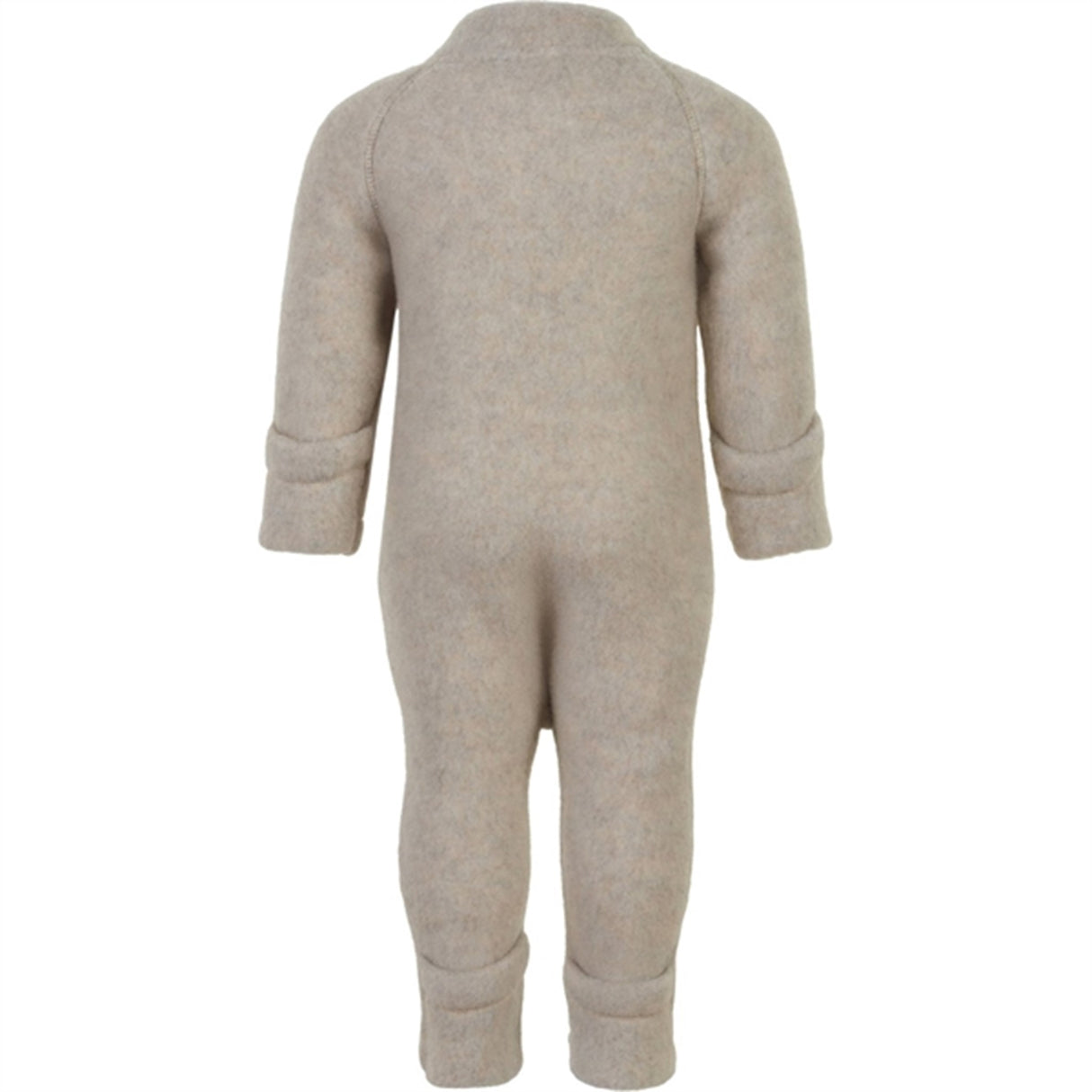 Mikk-Line Ull Heldrakt Melange Offwhite