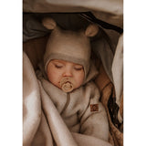 Mikk-Line Ull Elefantlue med Ører Melange Offwhite