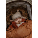 Mikk-Line Ull Elefantlue med Ører Melange Offwhite