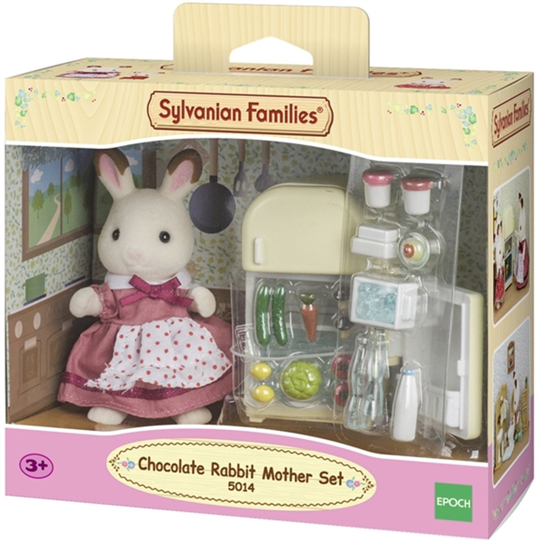 Sylvanian Families® Sett Med Mother Chocolate Bunny (Kjøleskap)