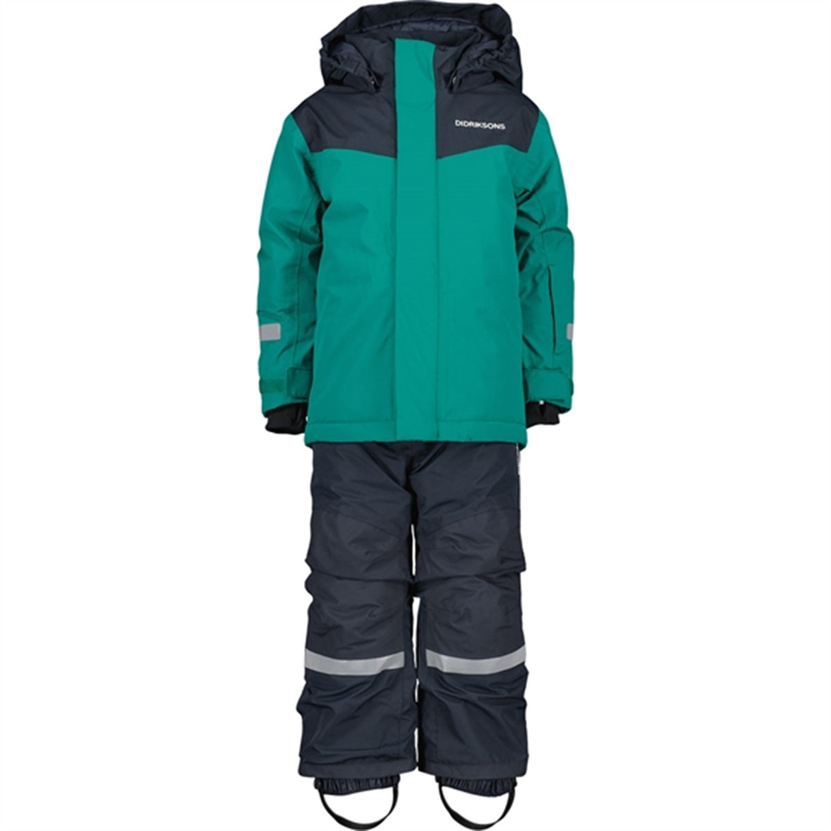 Didriksons Petrol Green Skare Kids Sett