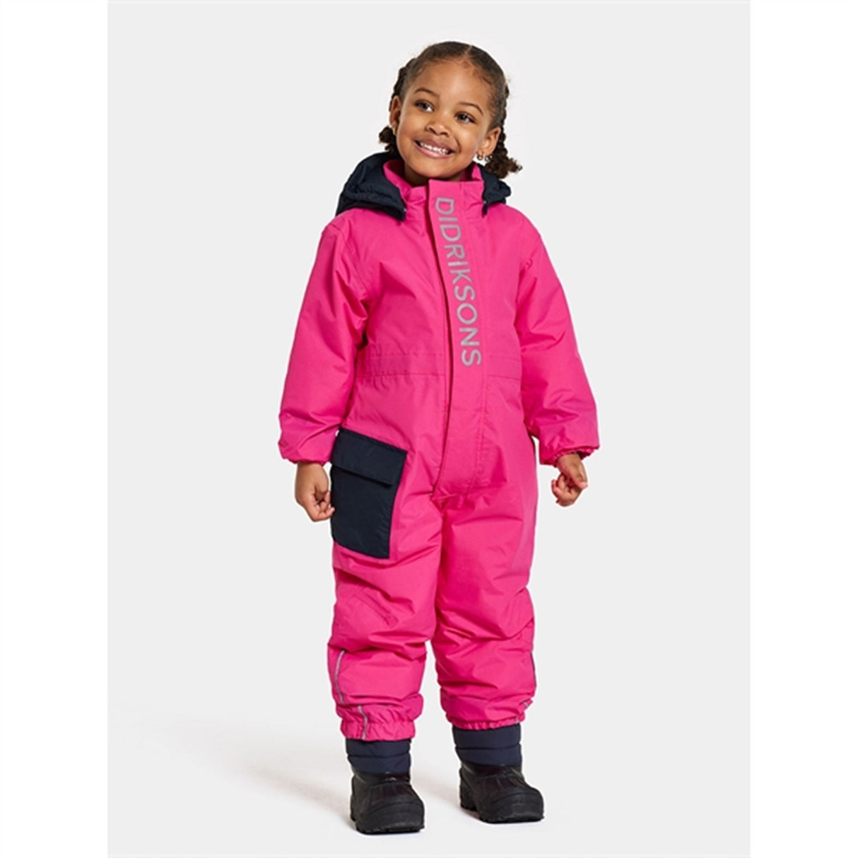 Didriksons True Pink Rio Kids Cover 2 Dress