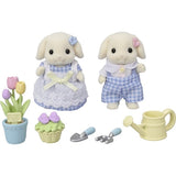 Sylvanian Families® Blomsterhagesett - Flora Rabbit Brother & Sister