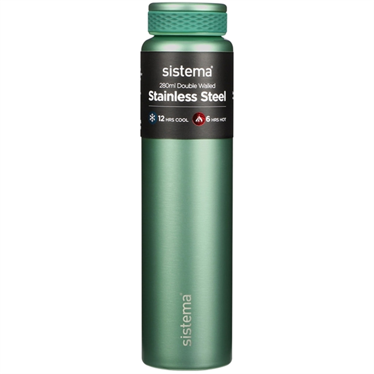 Sistema Stainless Steel Drikkeflaske 280 ml Grøn