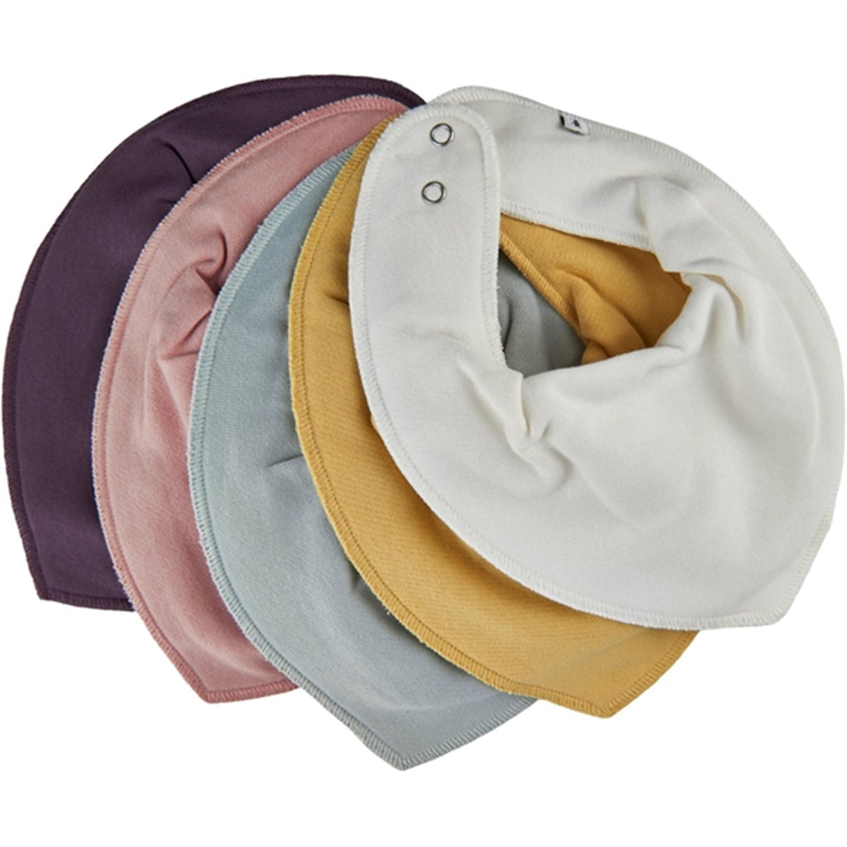 Pippi Bandana Smekke 5-pakning Misty Rose