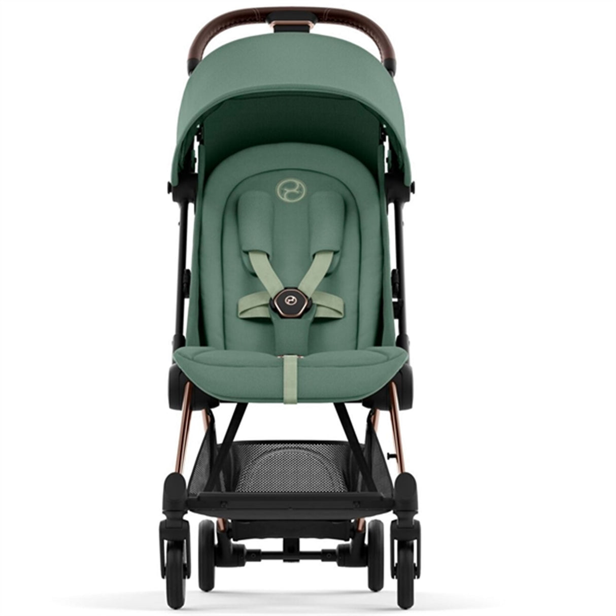 Cybex Coya Barnevogn Rosegold Leaf Green 8