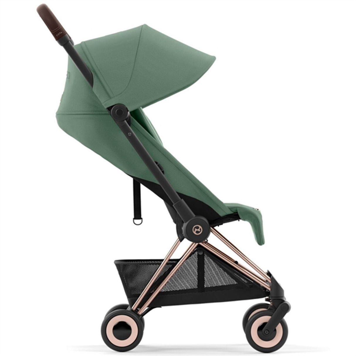 Cybex Coya Barnevogn Rosegold Leaf Green 6
