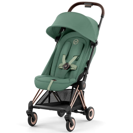 Cybex Coya Barnevogn Rosegold Leaf Green