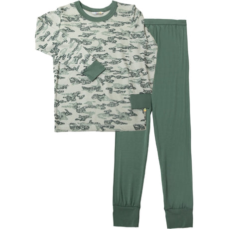 Joha Bambus Green AOP Pyjamas