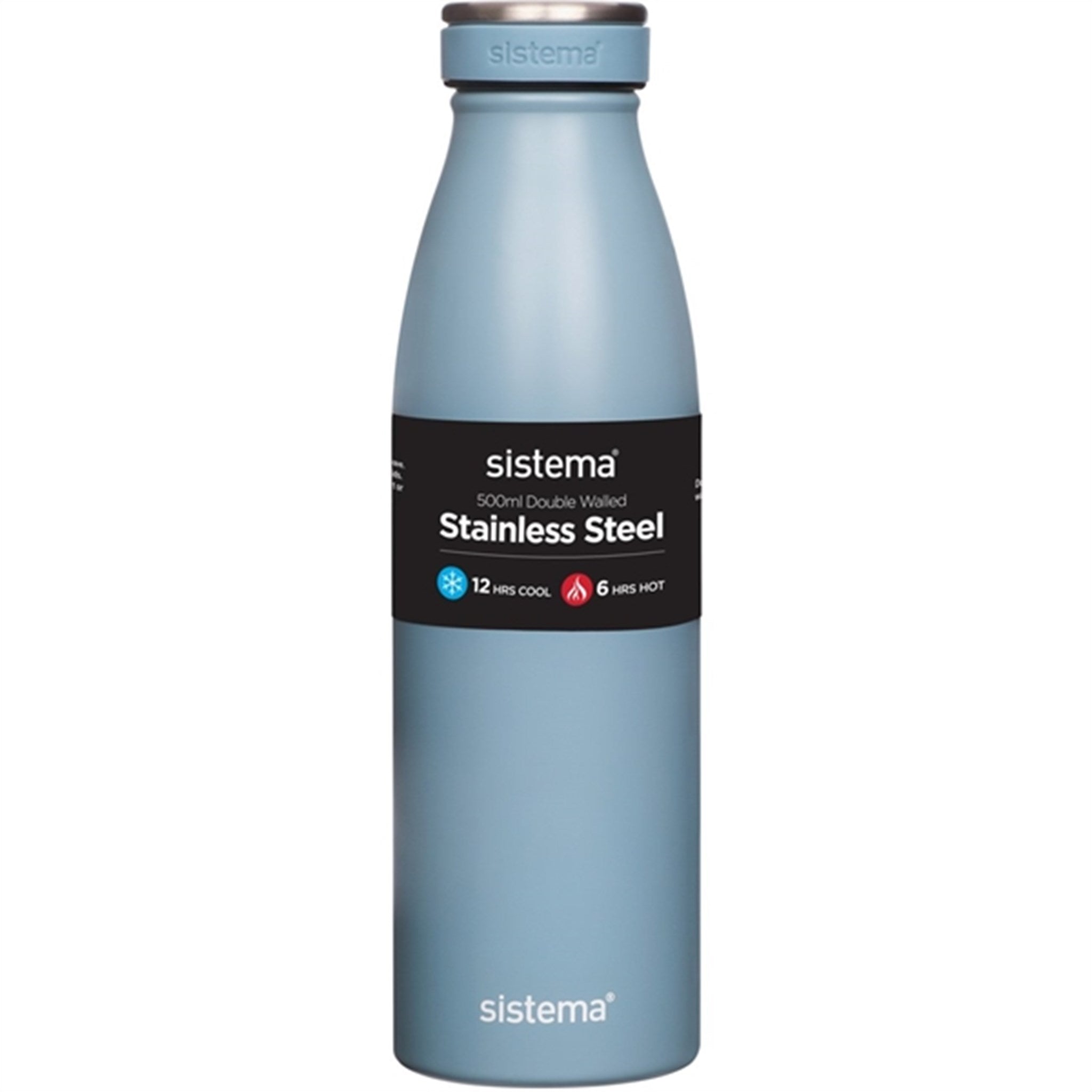 Sistema Stainless Steel Drikkeflaske 500 ml Coast Blue