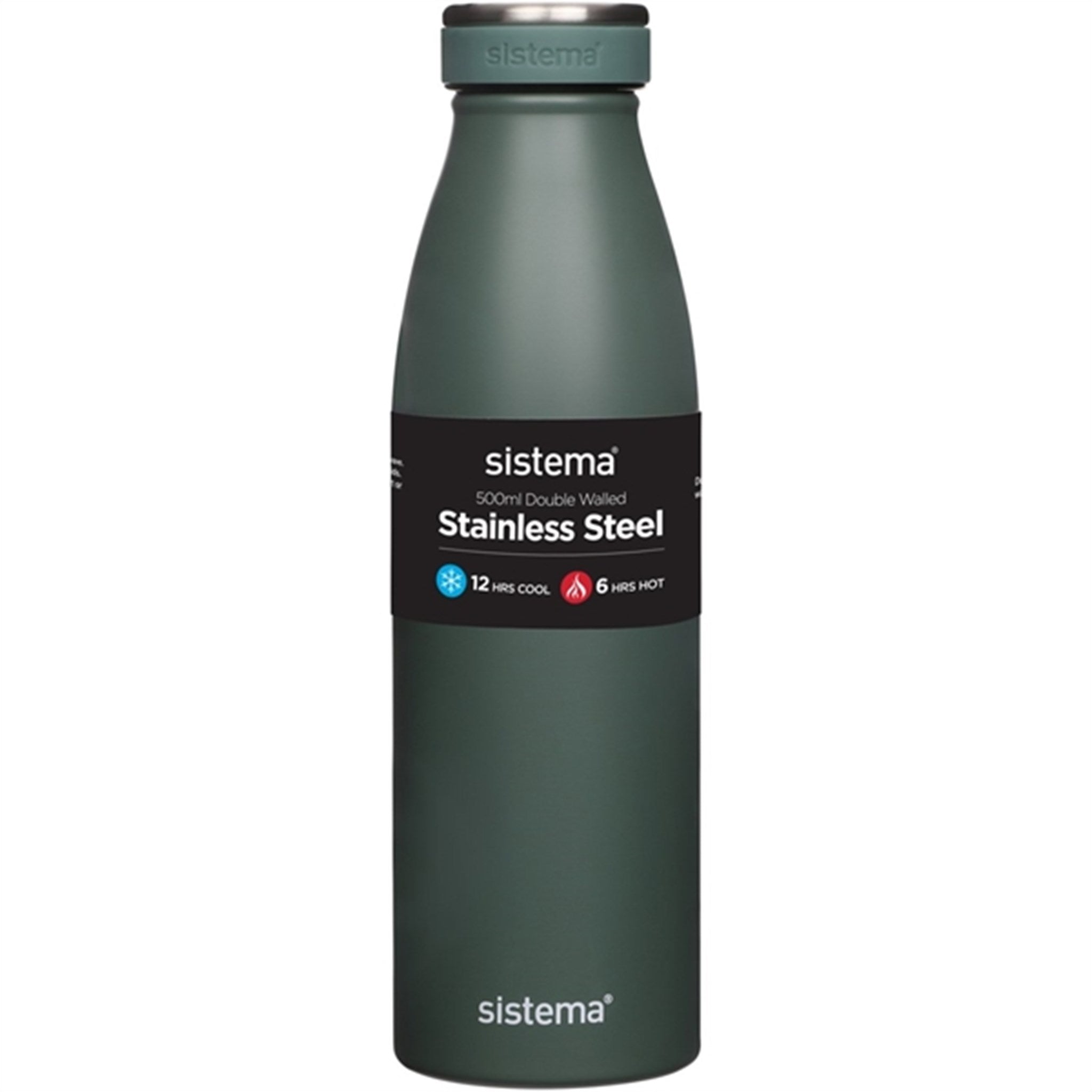 Sistema Stainless Steel Drikkeflaske 500 ml Nordic Green