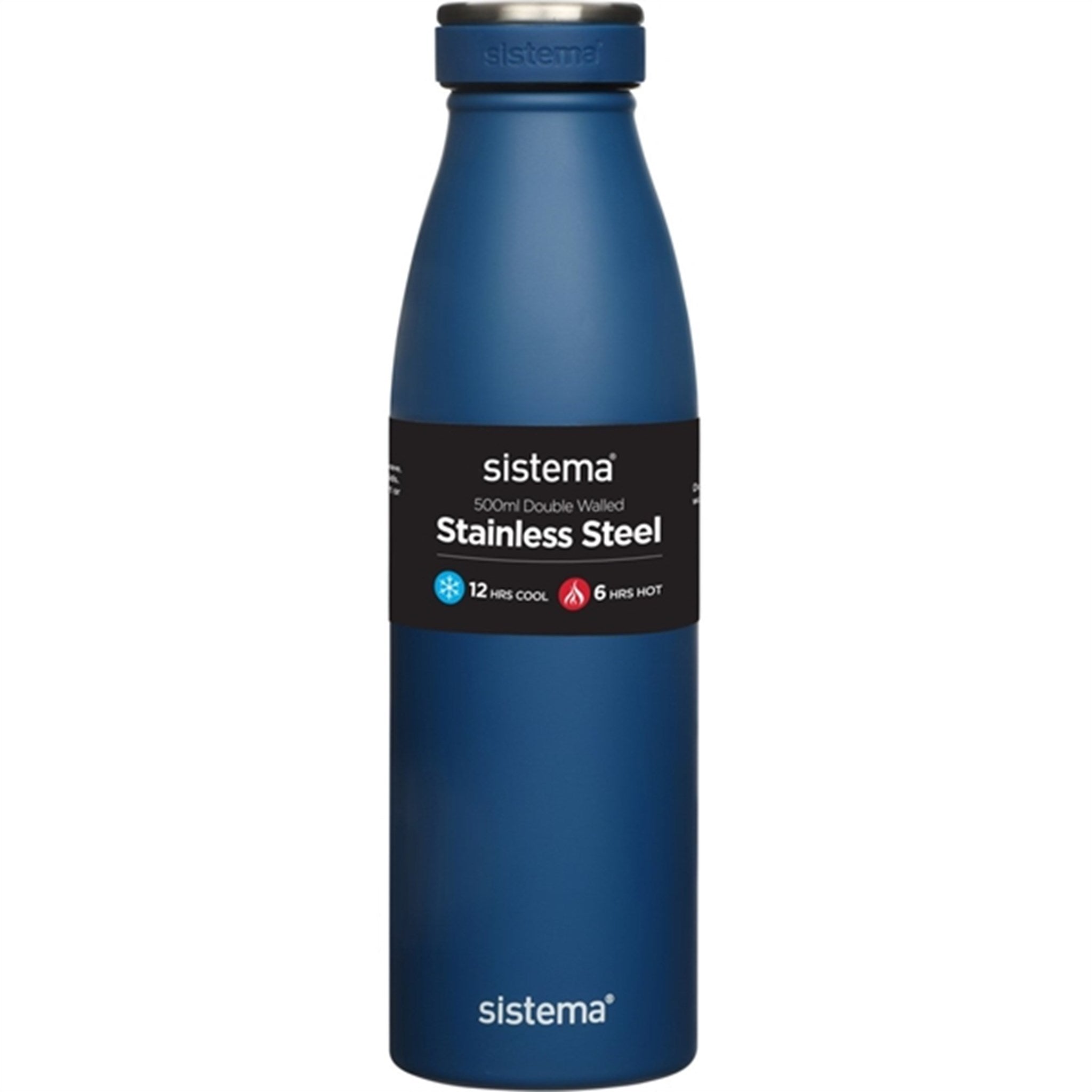 Sistema Stainless Steel Drikkeflaske 500 ml Ocean Blue