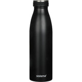 Sistema Stainless Steel Drikkeflaske 500 ml Black