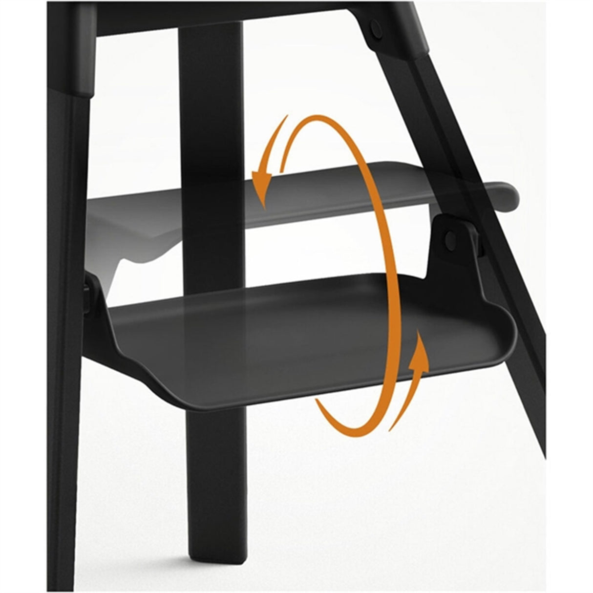 Stokke® Clikk™ Høy Stol Midnight Black 6