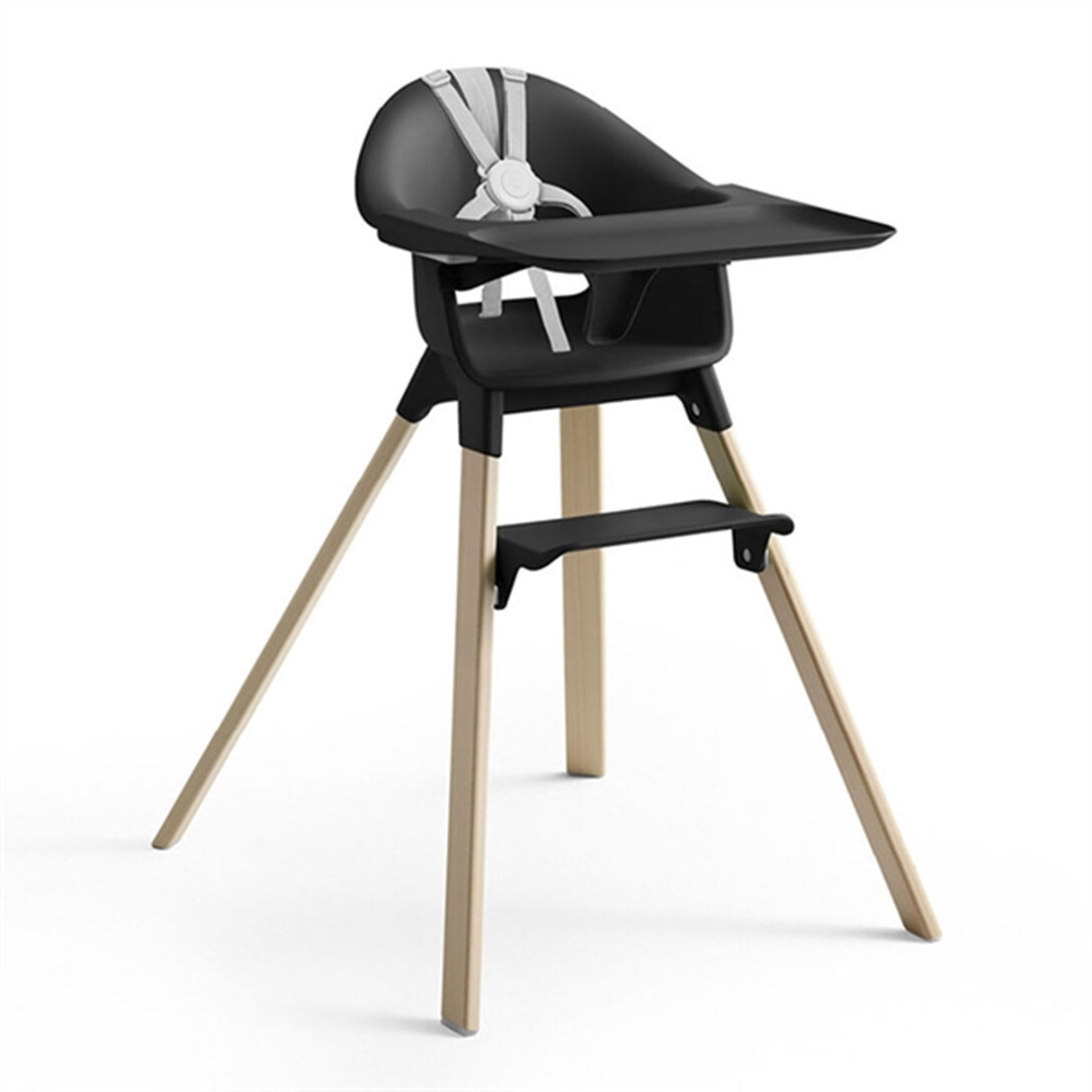 Stokke® Clikk™ Høy Stol Black Natural