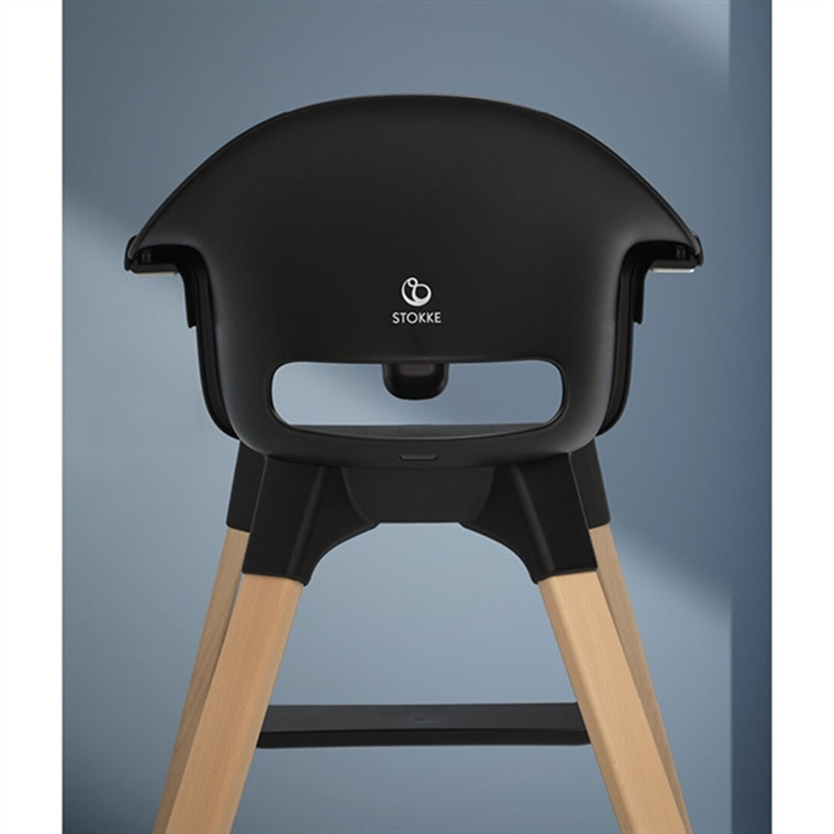 Stokke® Clikk™ Høy Stol Black Natural