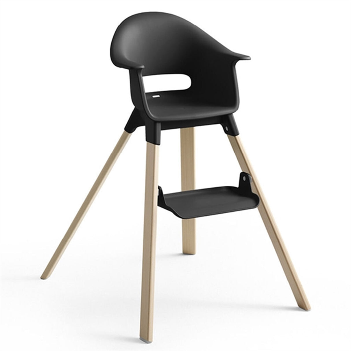 Stokke® Clikk™ Høy Stol Black Natural