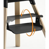 Stokke® Clikk™ Høy Stol Black Natural