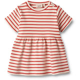 Wheat Red Stripe Jersey Kjole Anna