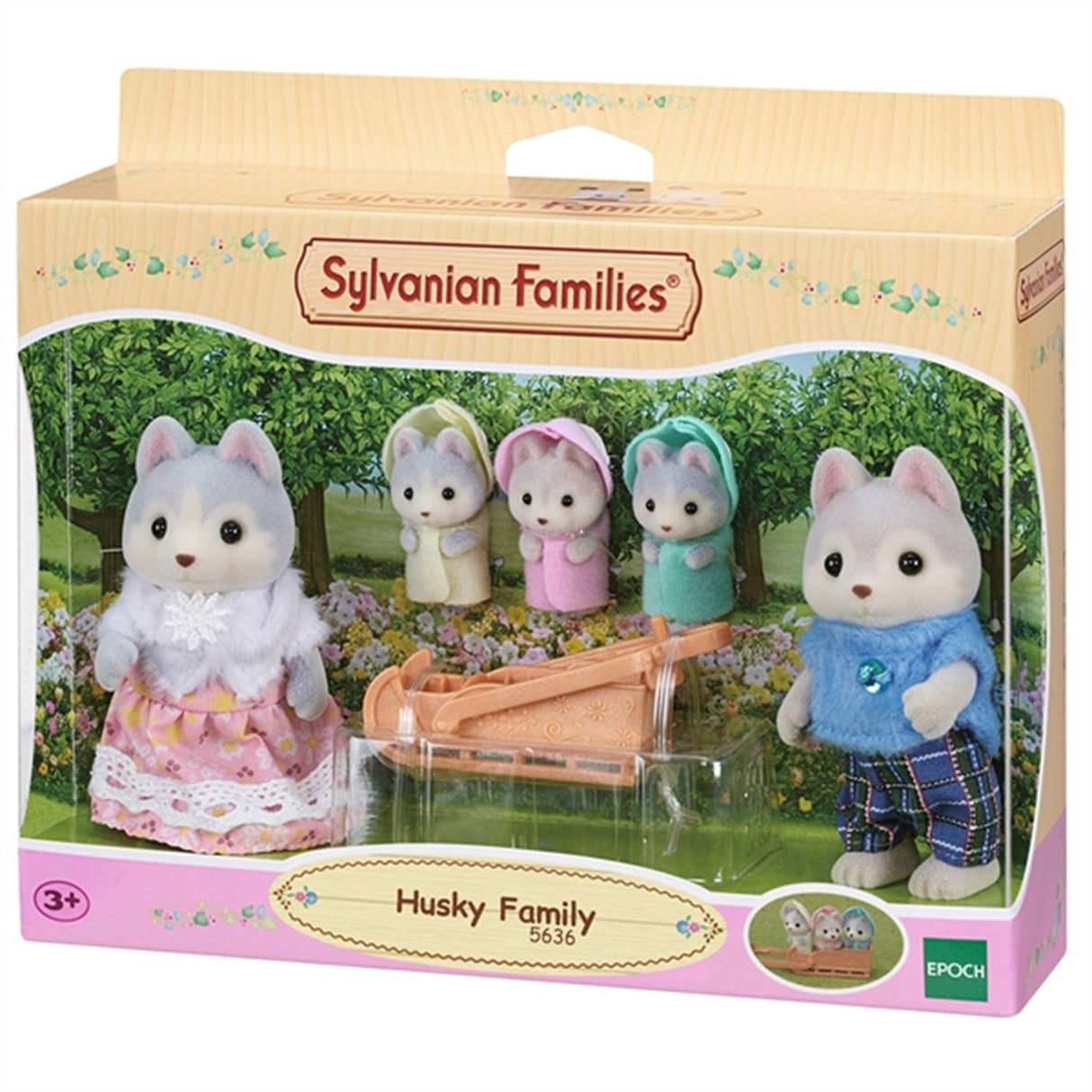 Sylvanian Families® Husky-familien