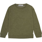 Minymo Dark Olive Sweat Sett 2-pakning NOOS