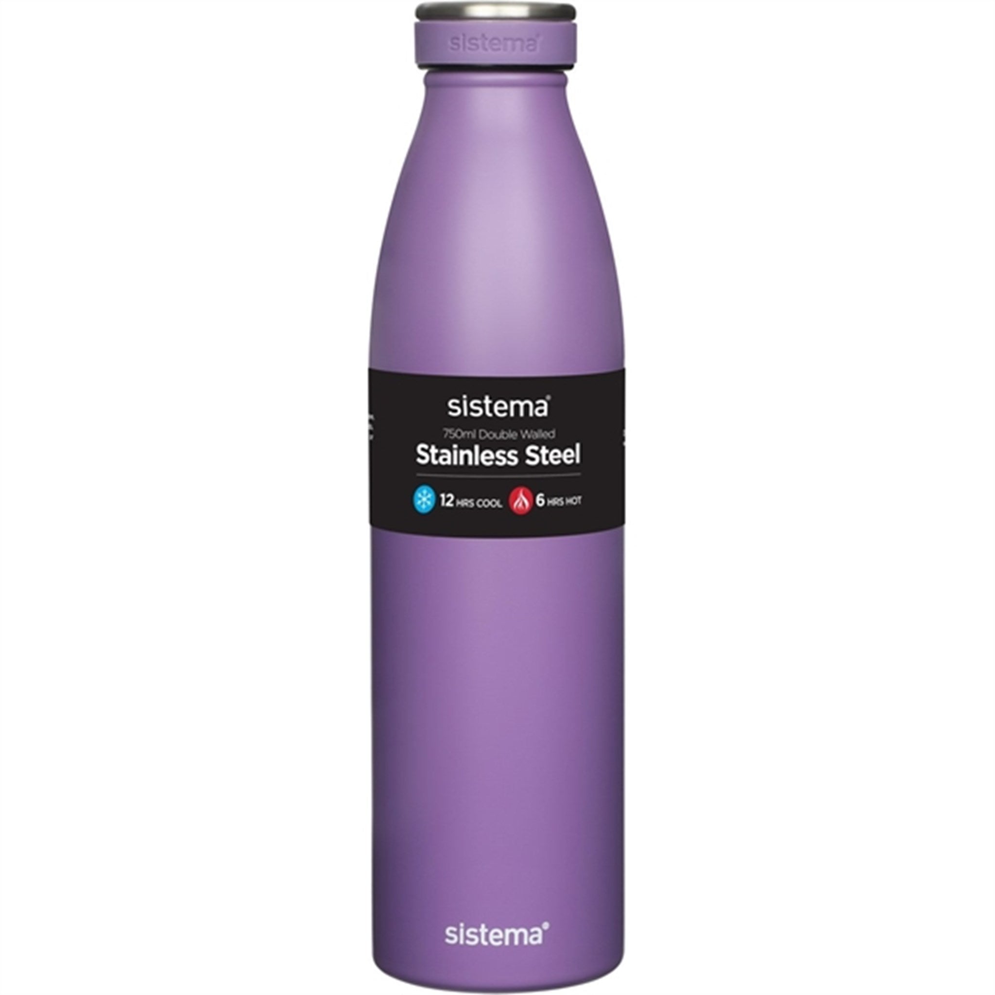 Sistema Stainless Steel Drikkeflaske 750 ml Misty Purple