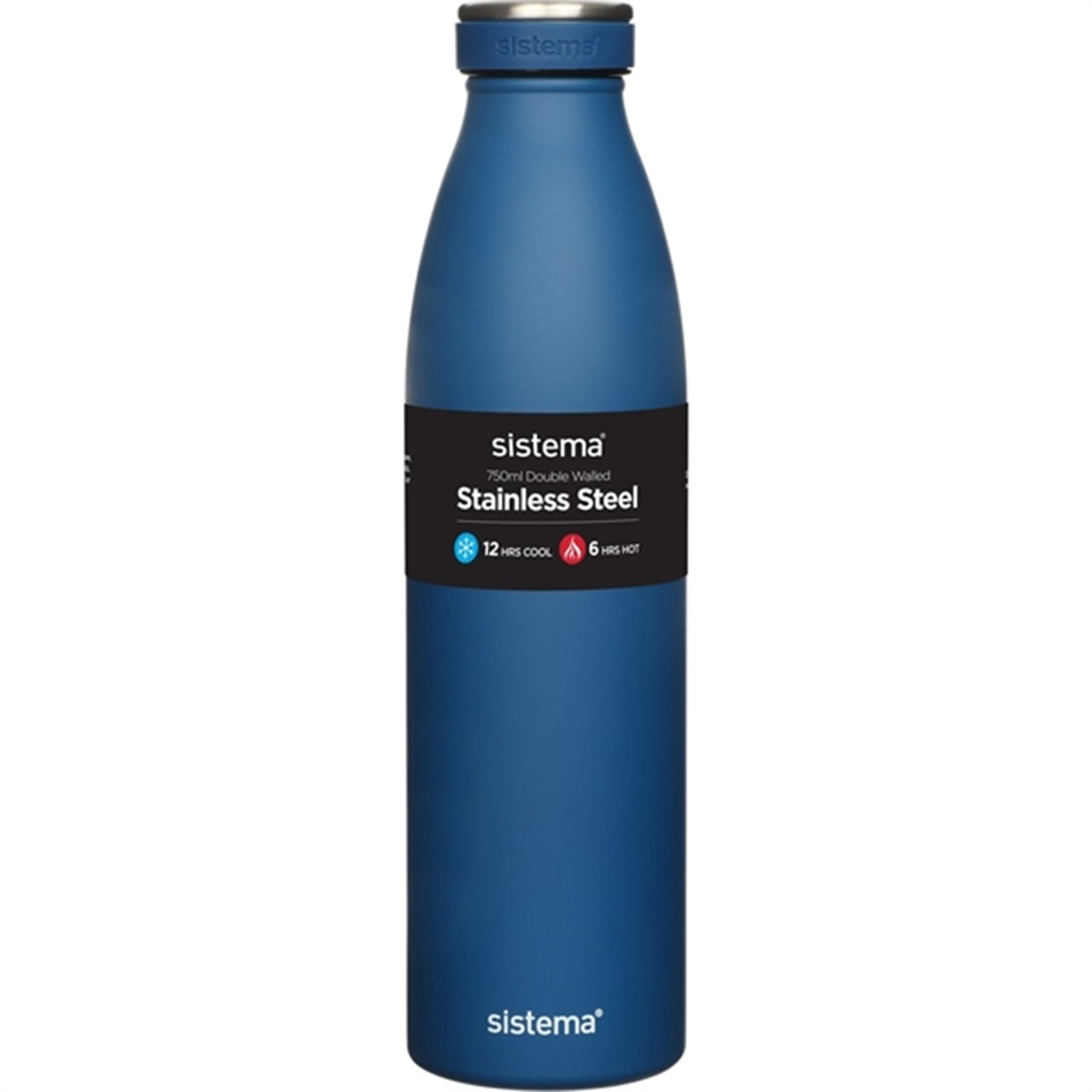 Sistema Stainless Steel Drikkeflaske 750 ml Ocean Blue