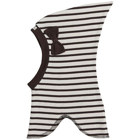 Racing Kids Elephant Hat Top Bow Stripe Brun / Hvit