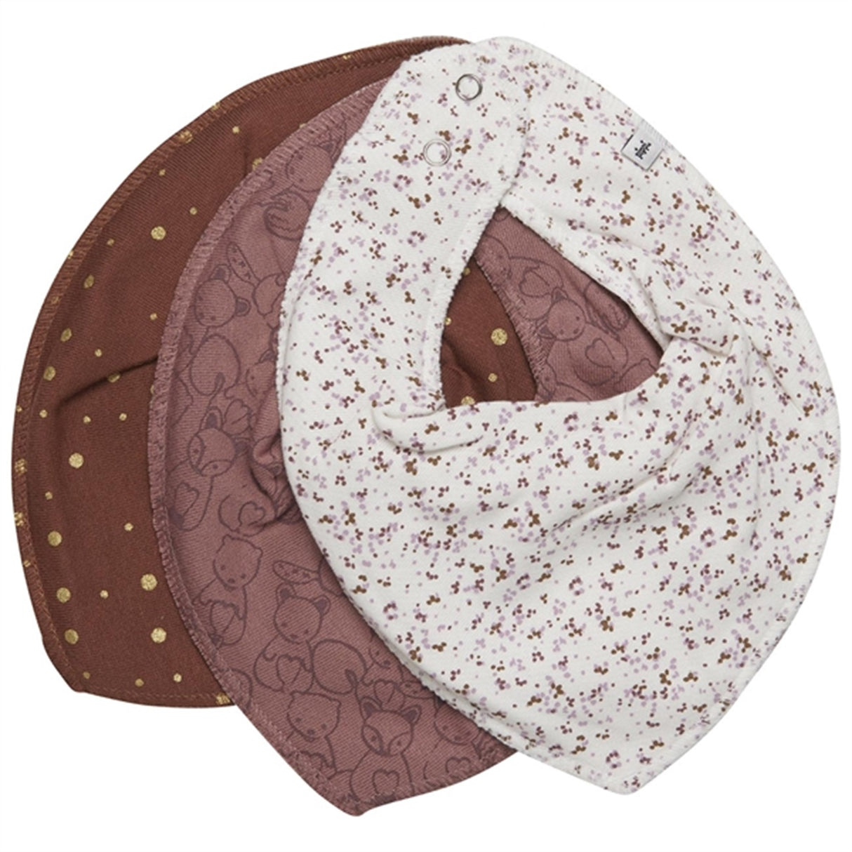 Pippi Bandana Smekke 3-pakning Burlwood