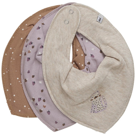 Pippi Bandana Smekke 3-pakning Violet Ice