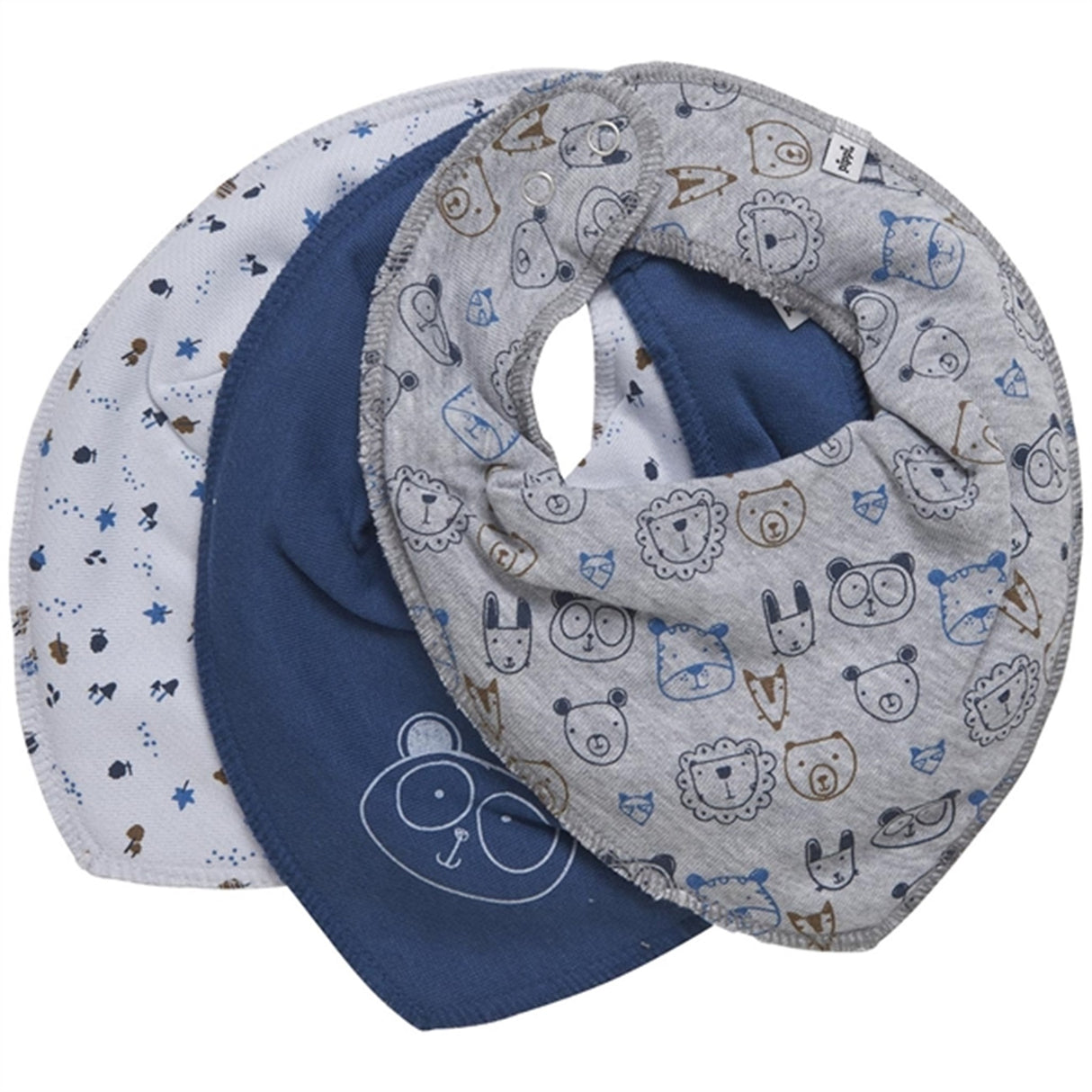 Pippi Bandana Smekke 3-pakning Dark Denim