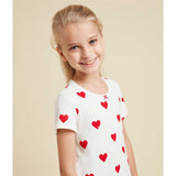 Petit Bateau Kjole White/Red