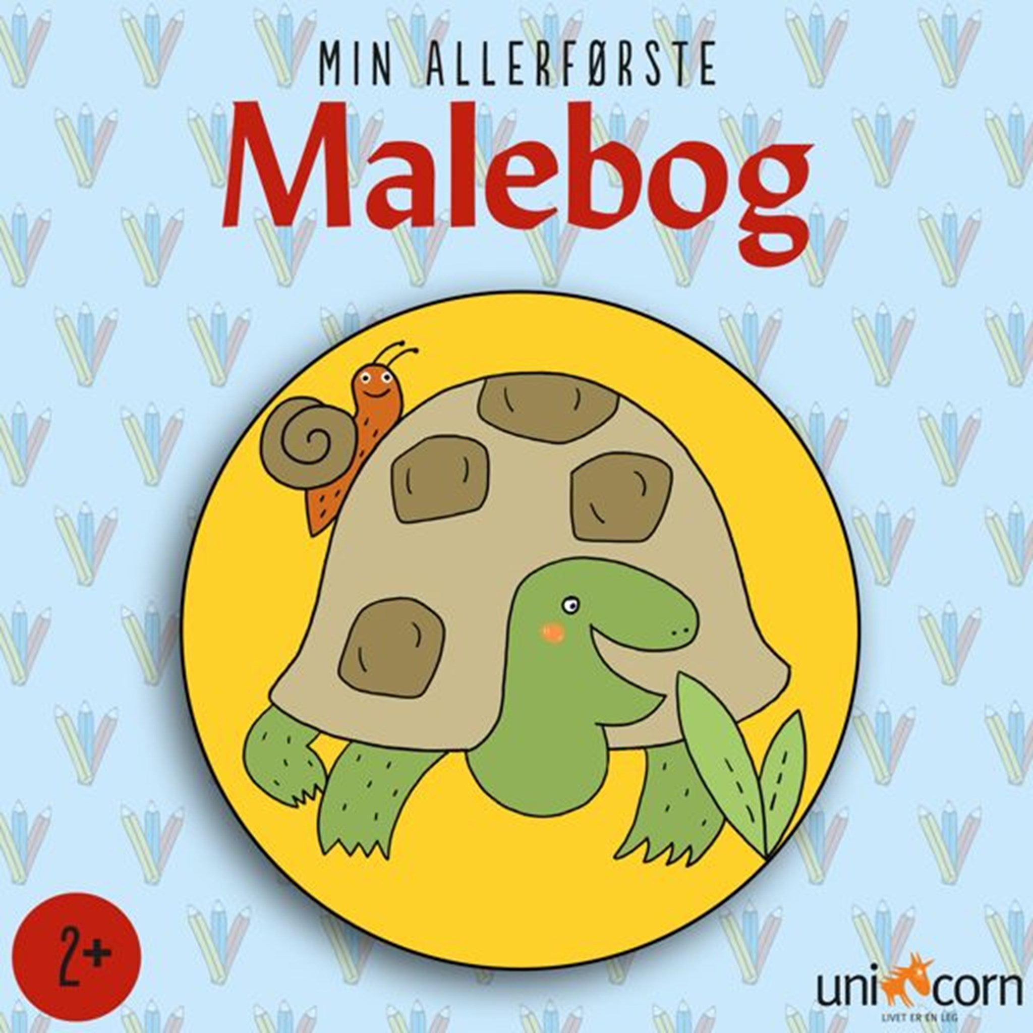 Forlaget Unicorn Mandalas Min Første Malebog Skildpadde