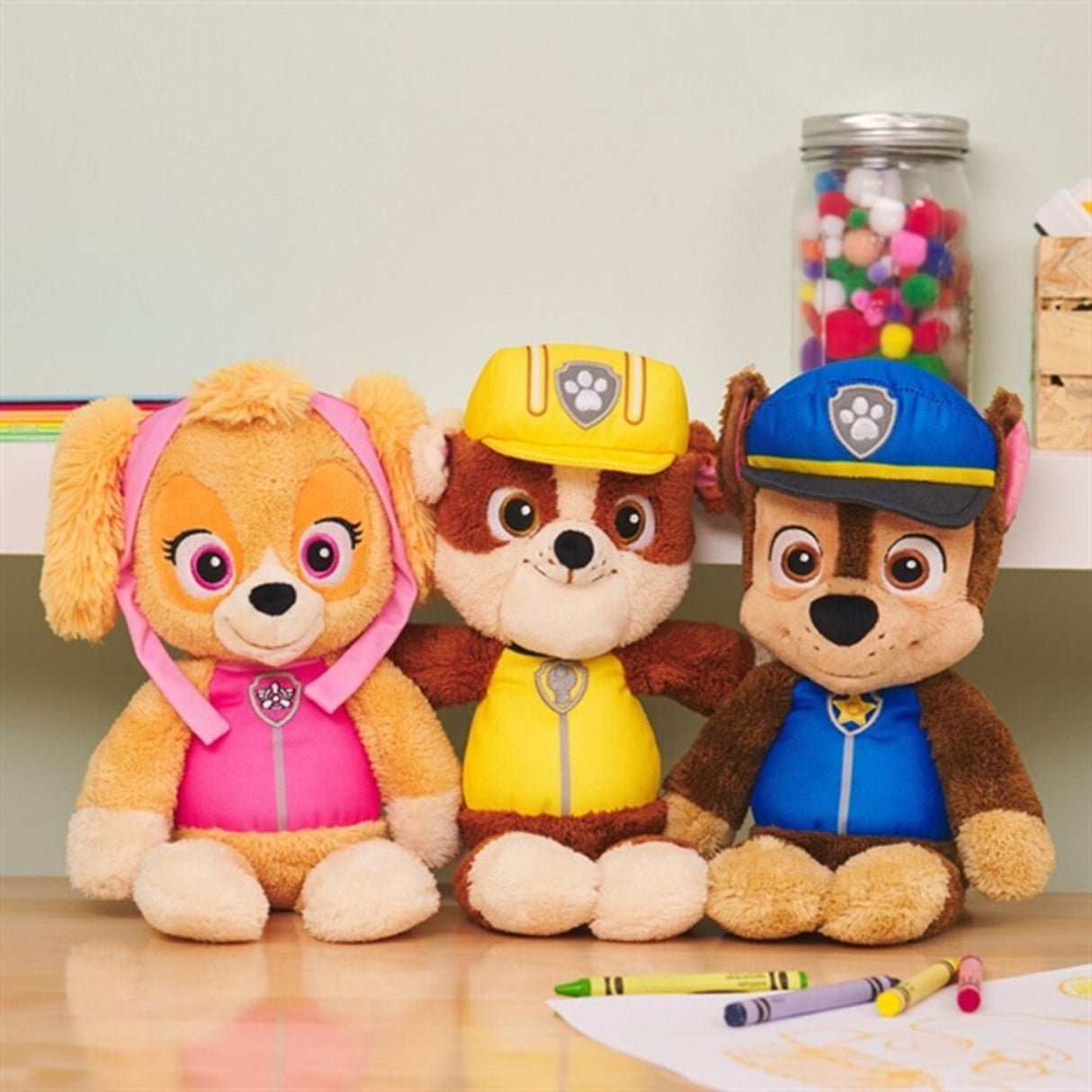 Paw Patrol Gund Med-På-Tur Plysj Bamse 33 cm - Chase