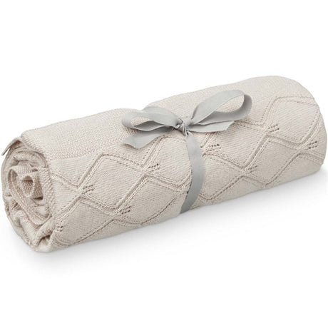 Cam Cam Copenhagen Baby Knit Blanket Leaf Sand