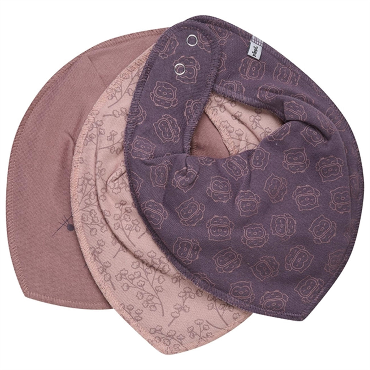 Pippi Bandana Smekke 3-pakning Burlwood