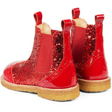 Angulus Chelsea Støvler Med Glitter Red/Red/Red Elastic 3