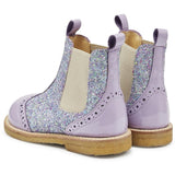 Angulus Chelsea Støvler Lilac/Congetti Glitter/Beige Elastic 3