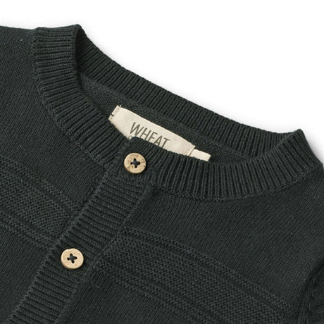 Wheat Navy Sofus Strikk Cardigan 2