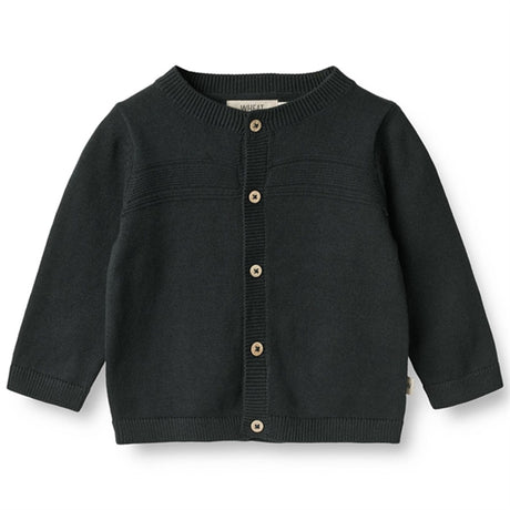 Wheat Navy Sofus Strikk Cardigan