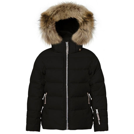 Ver de Terre Featherlight Girls Jakke m. Pels Black