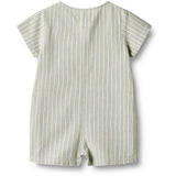 Wheat Aquablue Stripe Rompers Niller 2