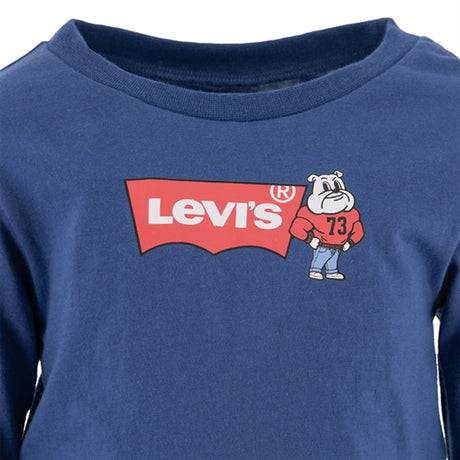 Levi's Mascot Batwing Crewneck T-shirt Blue 2