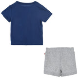 Levi's Mascot Batwing Shorts Sett Blue 4