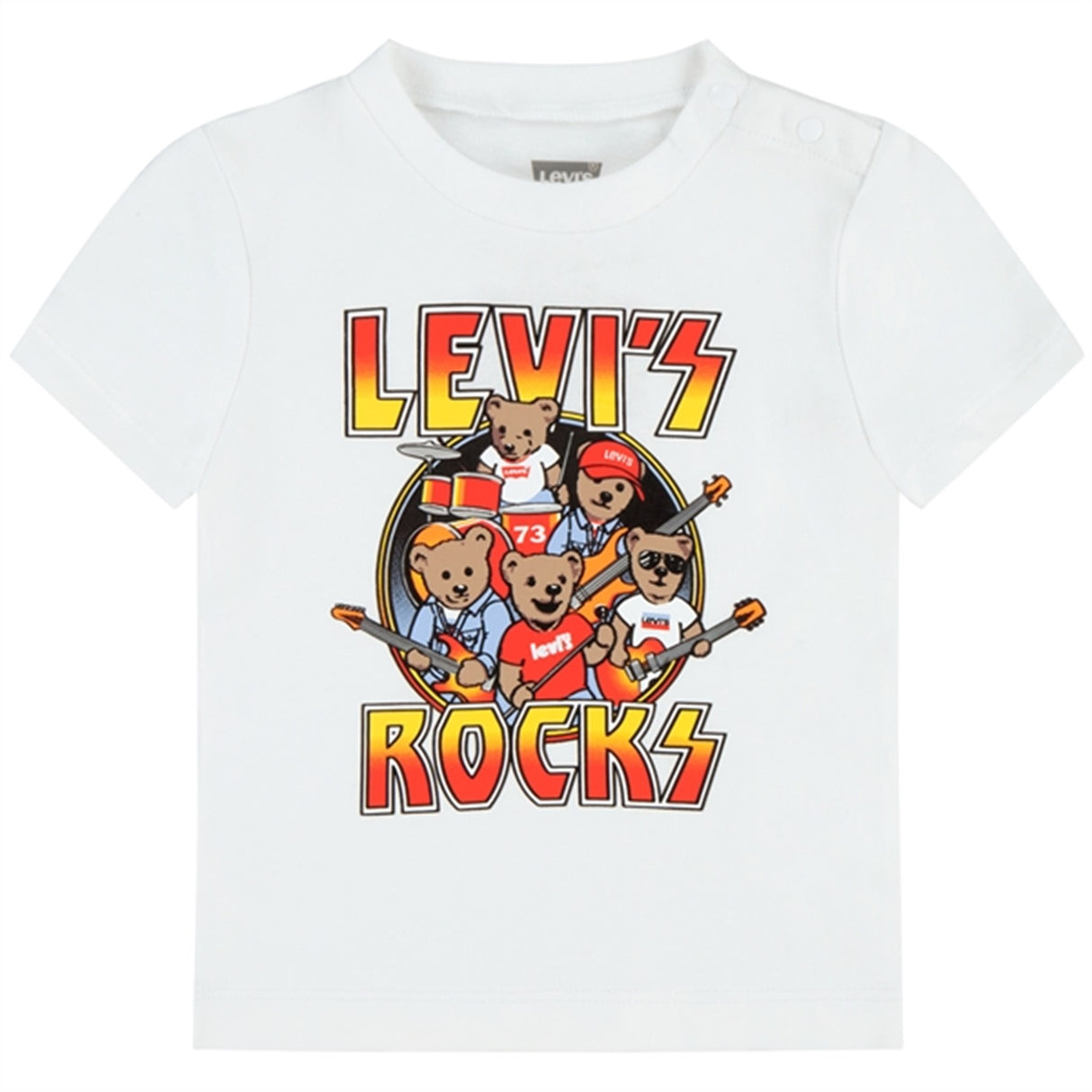 Levi's Teddy Bear Rock T-shirt White