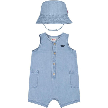 Levi's Denim Romper Og Bøllehatt Summer Wind